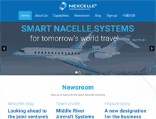 Tablet Screenshot of nexcelle.com